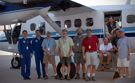research team with NOAA Twin Otter