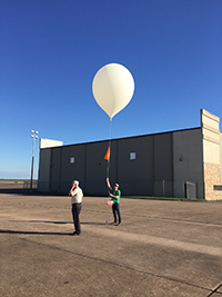 research balloon launch