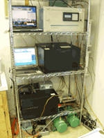 UH Manoa OCEC, Aethalometer, and instrument rack