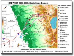 Basin scale HMT-West 2007 map