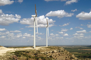 wind turbines photo, credit: NREL