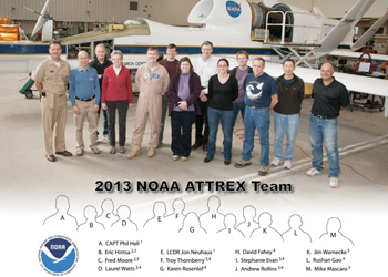 2013 NOAA ATTREX team