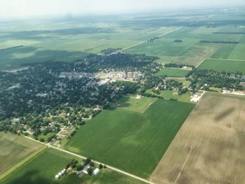 Midwest corn fields