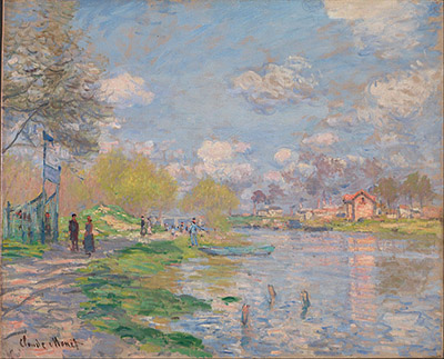 Monet Spring by the Seine