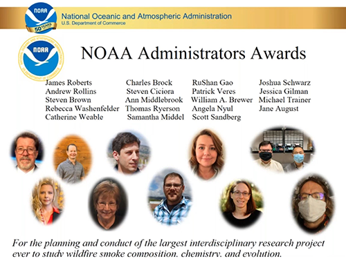 virtual NOAA awards ceremony