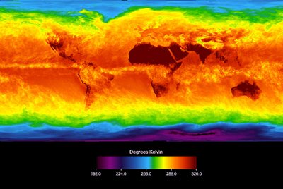 infrared earth nasa radiation temperature source esrl noaa behind planet