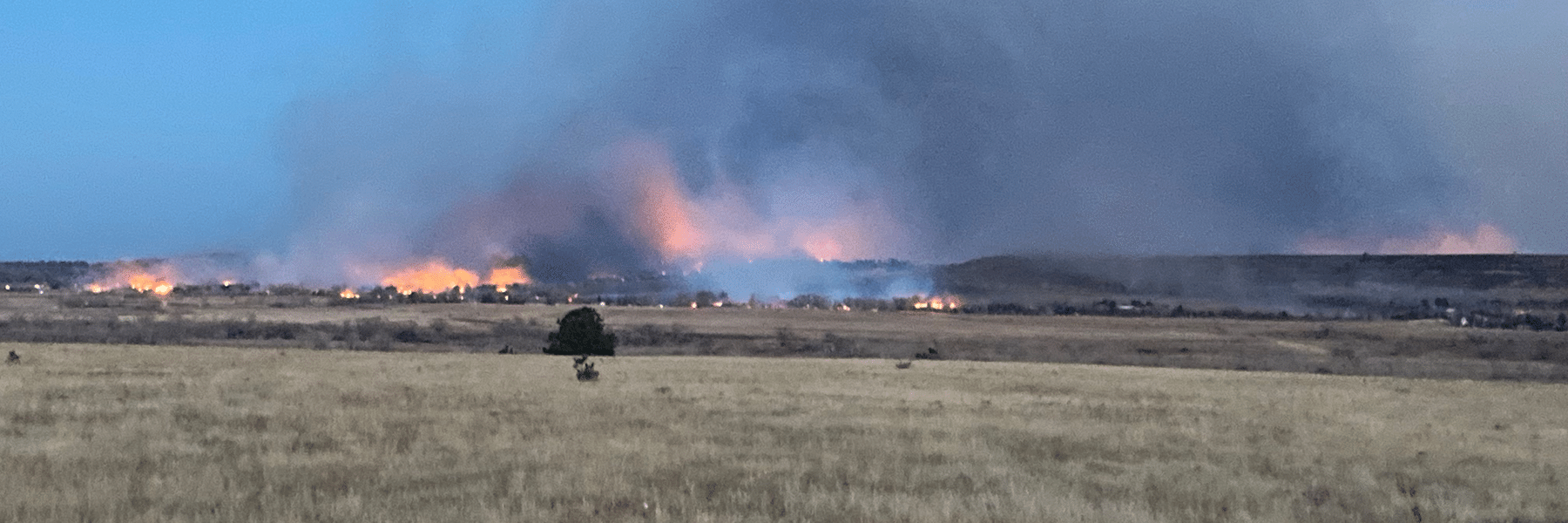 The Marshall fire from a distance, link to article